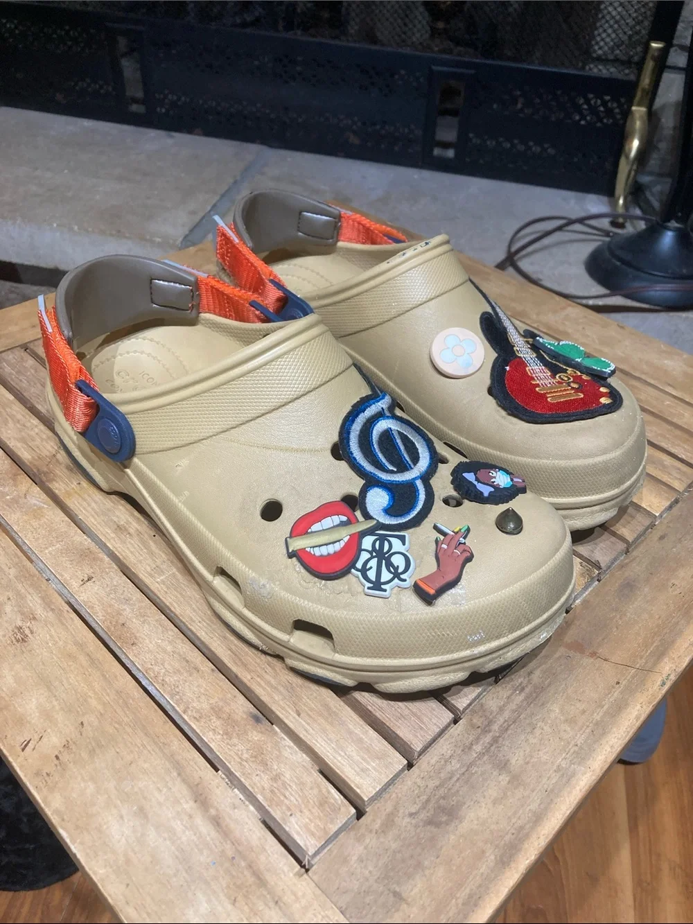 Crocs Classic All Terrain Clog Tan / Brown unisex M9/W 11 Rugged Sport Clog